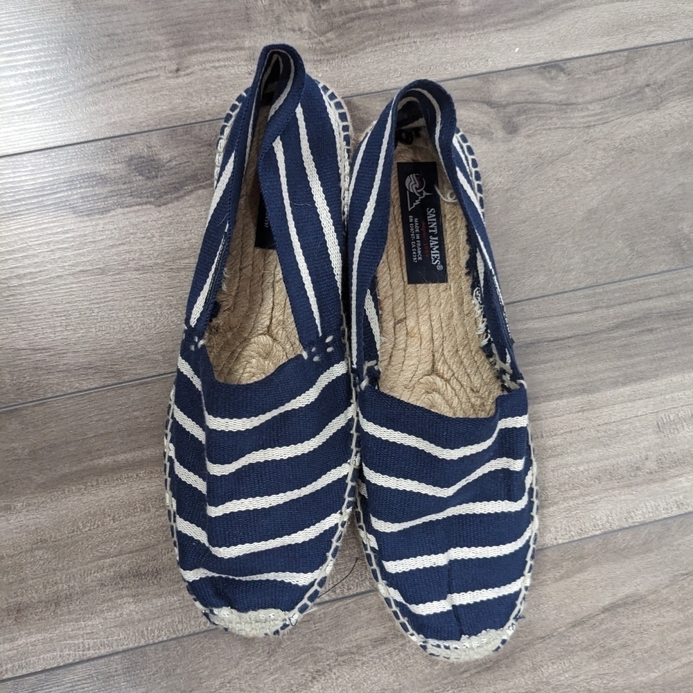 Saint James Canvas Espadrilles size 40